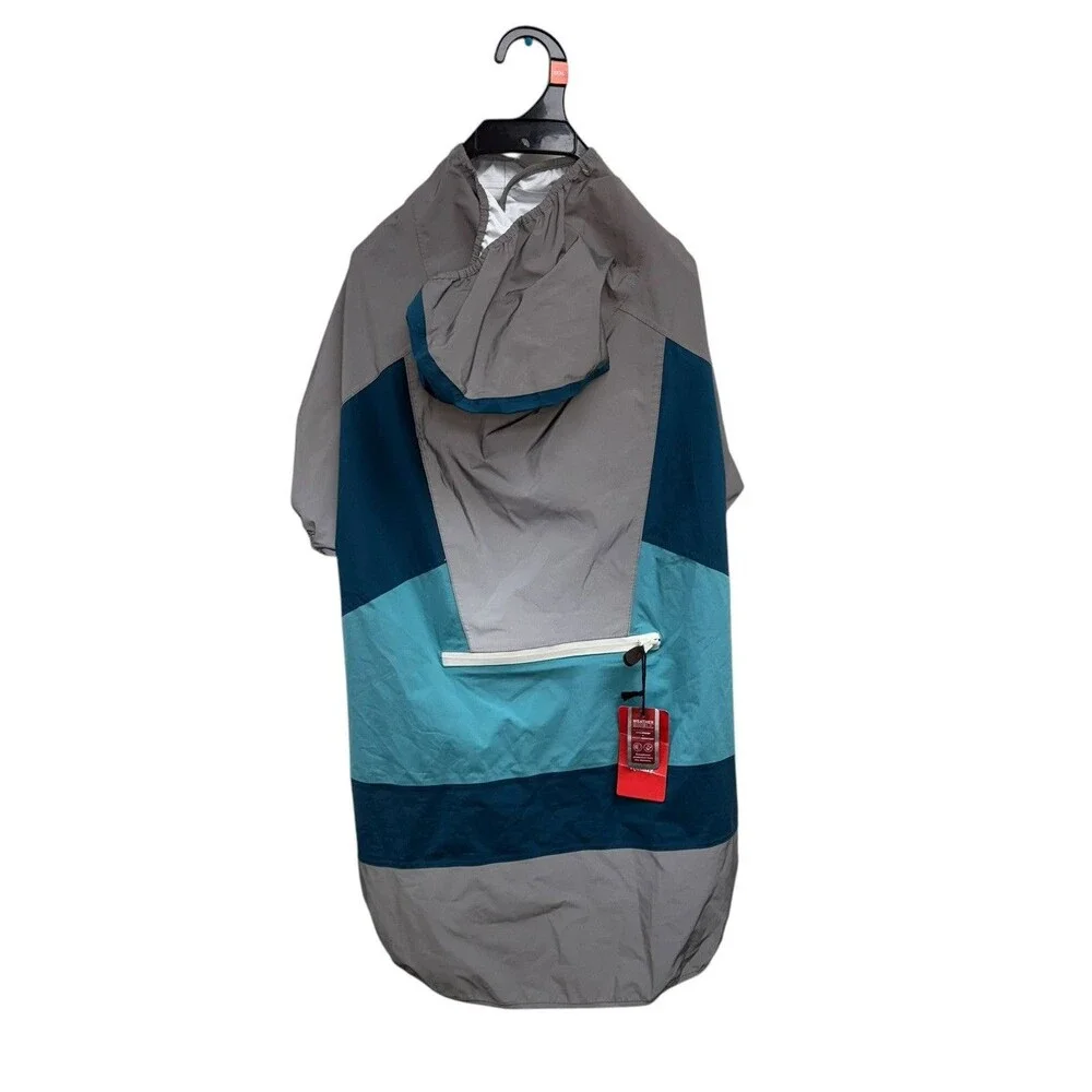 Reddy XXXL Dog Rain Jacket Packs into Backpack Reflective Wind/Water Proof‎ NWT